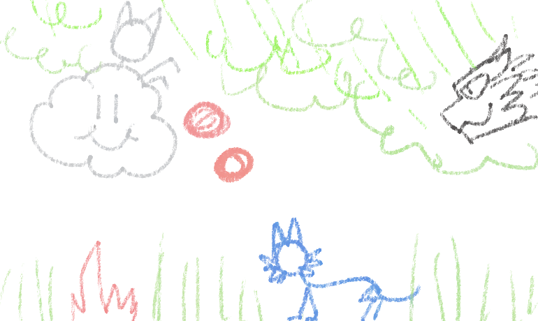 A terrible, low quality scribble that a literal child could have produced better.