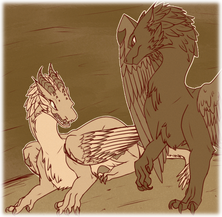 Nakino listens to Asha's story.