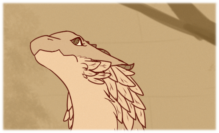 Asha gazes around the room, looking for— Oh, hold on a second, folks. I've just been handed a note. Asha gazes around the room.